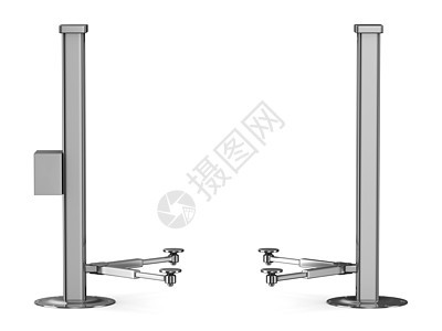 汽车服务 孤立的 3D 图像机器帮助车站车辆机械工作工具合金电梯摩托车图片