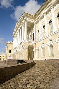 圣彼得堡俄罗斯博物馆框架装饰边界装饰品艺术历史博物馆绘画古董风格背景