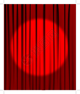 剧场的幕帘和聚光灯天鹅绒艺术文化演讲入口布料乐队戏剧性公告窗帘图片