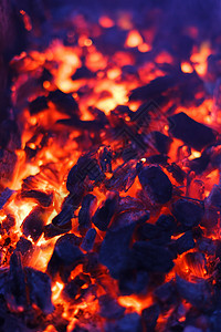 木炭背景火焰危险衰变木头辉光篝火烧伤宏观字符活力图片