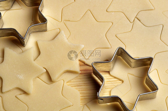 饼干面团传统蛋糕时间面包聚会基督徒星星甜品面包师食物图片
