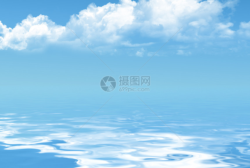 蓝色天空中的白云气象环境阳光天气自由天际气候臭氧活力天堂图片