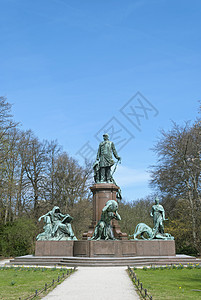 柏林比斯麦纪念馆天空雕塑文化公园雕像观光纪念馆历史性历史城市图片