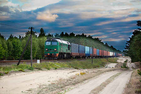 运输柴油列车乡村风景机车货运货物车辆摄影火车水平盒子图片