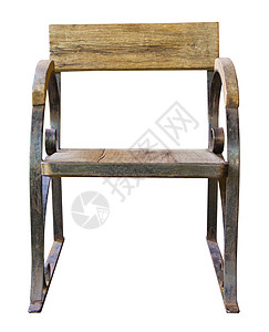 孤立的轮椅椅子木头家具金属背景图片
