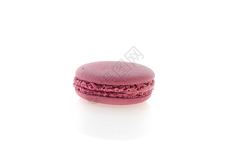 粉红马卡松味道粉色小吃紫色白色甜点饼干糖果食物糕点背景图片