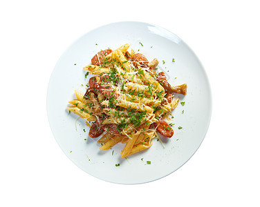 意大利人用意大利方制的意面香肠桌子食物创造力素菜菜板美食烹饪西红柿照片图片