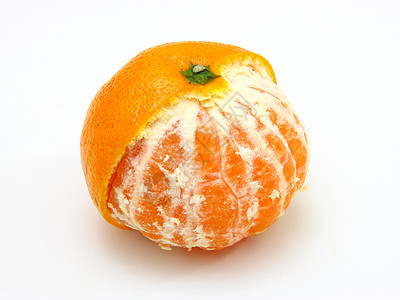 柠檬热带薄荷叶子橘子绿色橙子白色水果背景图片