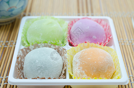 日本甜点食物面粉小吃年糕美食蛋糕奢华团子面包杯子图片