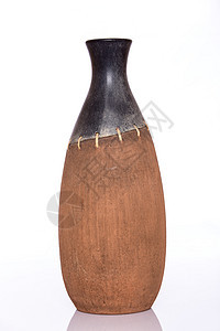 陶瓷花瓶陶器棕色工艺手工投手文化红陶乡村制品黏土图片