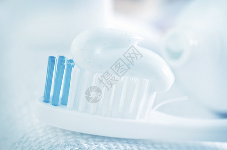 牙刷福利人员口服口腔宏观蓝色牙膏洗手间框架夫妻图片