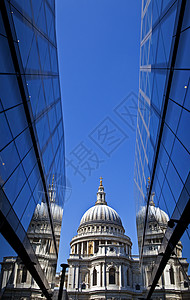 伦敦圣保罗大教堂的景象图片