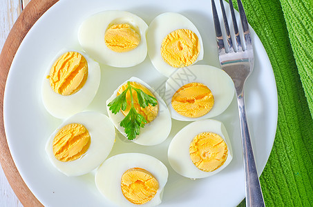 煮鸡蛋素食小吃美食凉菜椭圆形食物沙拉早餐营养烹饪图片