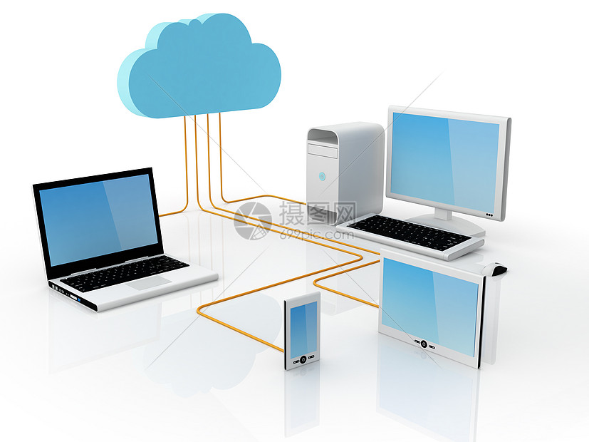 云云计算概念团队电脑数据沟通网络机动性服务器桌面互联网图片