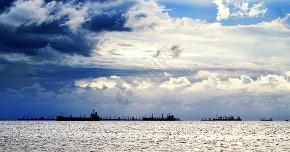 海上运输 海景背景优美背景图片