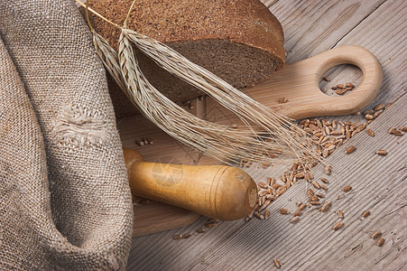 面包和耳朵核心玉米稻草杂货店农作物碳水谷物粮食食物农业图片
