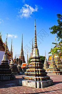 泰国塔寺庙旅行天空建筑学宗教历史性旅游蓝色历史建筑图片