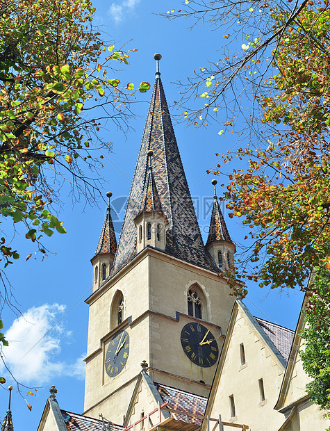 西比乌路德会教堂福音大教堂城市旅行建筑学地标纪念碑历史教会宗教图片