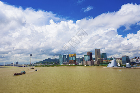 澳门市风景遗产地标中心全景街道旅游建筑城市旅行市中心图片