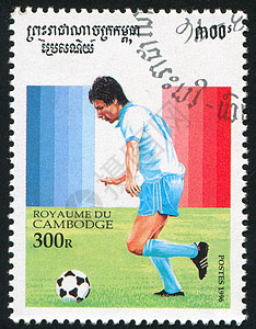 世界杯足球协会邮件场地运动员游戏集邮古董明信片海豹邮票男人图片