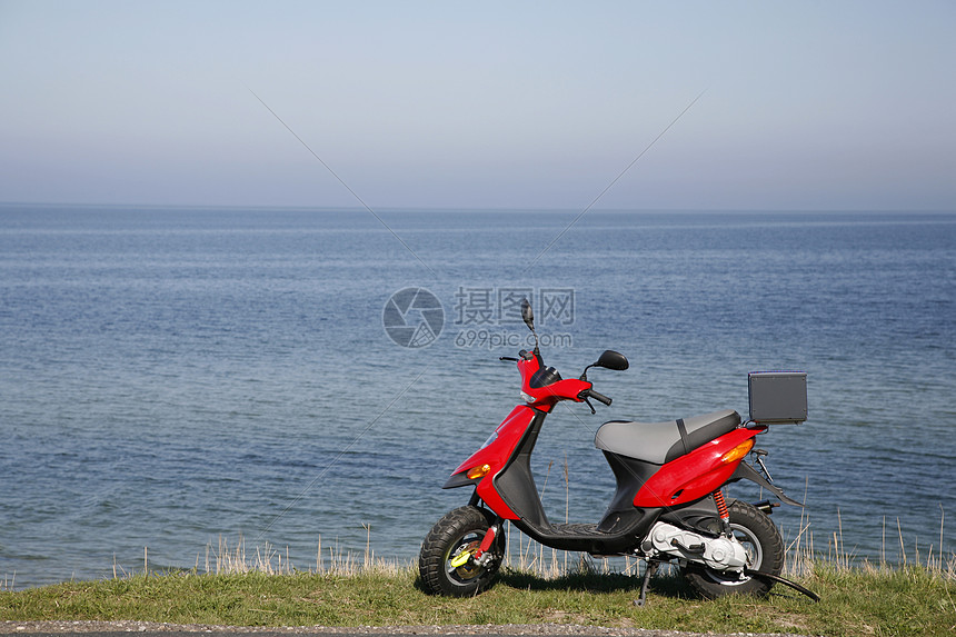 去游泳了风景农村海景摩托车运输寂寞闲暇日光海岸娱乐图片