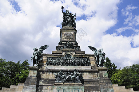 德国鲁埃德海姆的观光旅游古迹旅行世界遗产天空风景雕像游客历史图片
