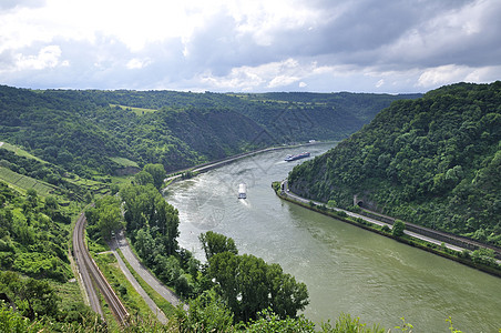 中上莱茵河谷旅游风景旅行观光游客天空世界遗产图片