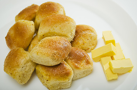 面包饼水平糖类食物包子面包摄影营养图片