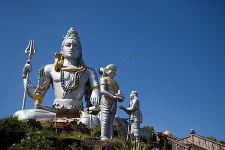 希瓦神像勋爵偶像文化寺庙旅游蓝色上帝精神历史雕像天空图片