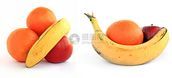 果实死活收藏奶奶营养食物热带饮食橙子黄瓜甜点香蕉图片