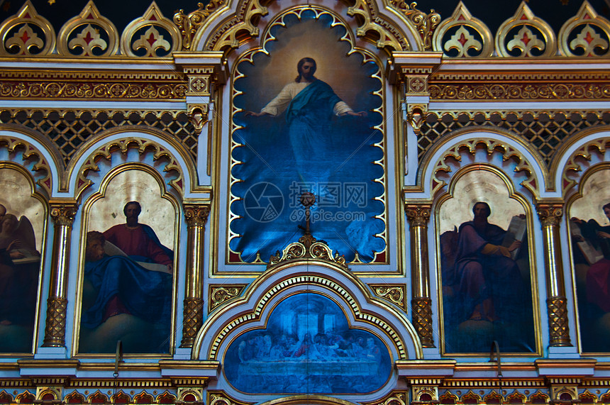 乌斯彭斯基大教堂教会建筑金子地标宗教历史图片