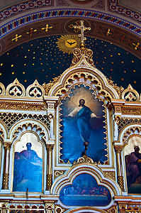 乌斯彭斯基大教堂历史地标教会金子宗教建筑图片