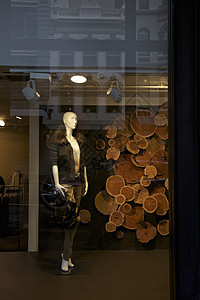 购物展览奢华设计师购物中心建筑店面夹克展示优雅窗户图片