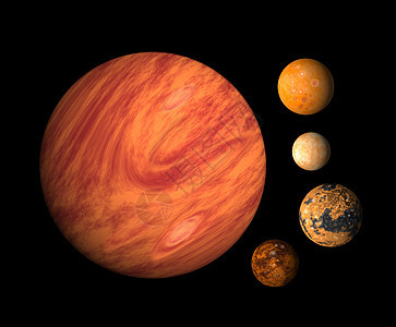 行星木星天文学插图月亮太阳系图片