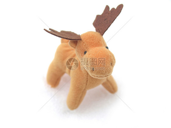 圣诞鹿玩具白色庆典钥匙季节性卡片季节驼鹿麋鹿图片