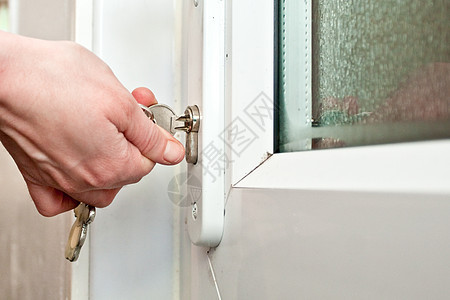 锁定入口房间房子锁孔安全手指钥匙图片