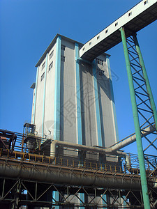 库木厂可乐建造煤塔工业煤化工建筑化学重工业图片