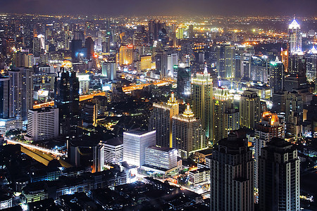 曼谷天线夜图片
