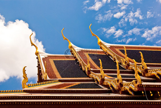 泰国玉佛寺屋顶图片