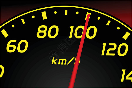 加速仪表板 矢量插画器转速测量驾驶数字交通速度引擎拨号指针运输图片