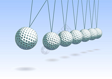 平衡高尔打球科学团体反射蓝色运动想像力重力创造力插图团队图片