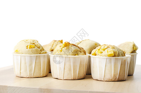 纸杯蛋糕杰克水果松饼热带菠萝蜜团体面包美食早餐情调甜点金子蛋糕背景