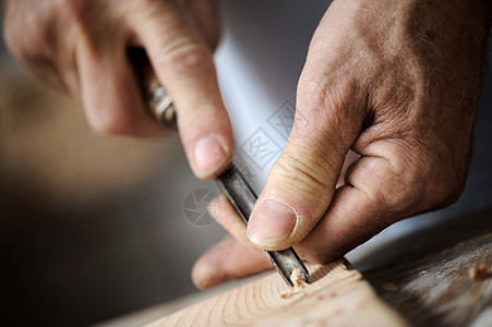 木匠的手 紧闭工艺木头浮雕热情爱好敬业雕刻工匠工具工作图片