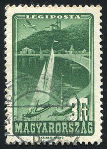 巴拉顿湖航班爬坡明信片邮戳大厦古董集邮海浪房子邮票图片