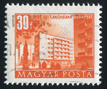 布达佩斯大楼邮件街道地标城市建筑集邮房子古董邮票邮资图片