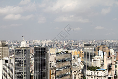 圣保罗的天线都市建筑市中心建筑学天空摩天大楼景观首都场景风景图片