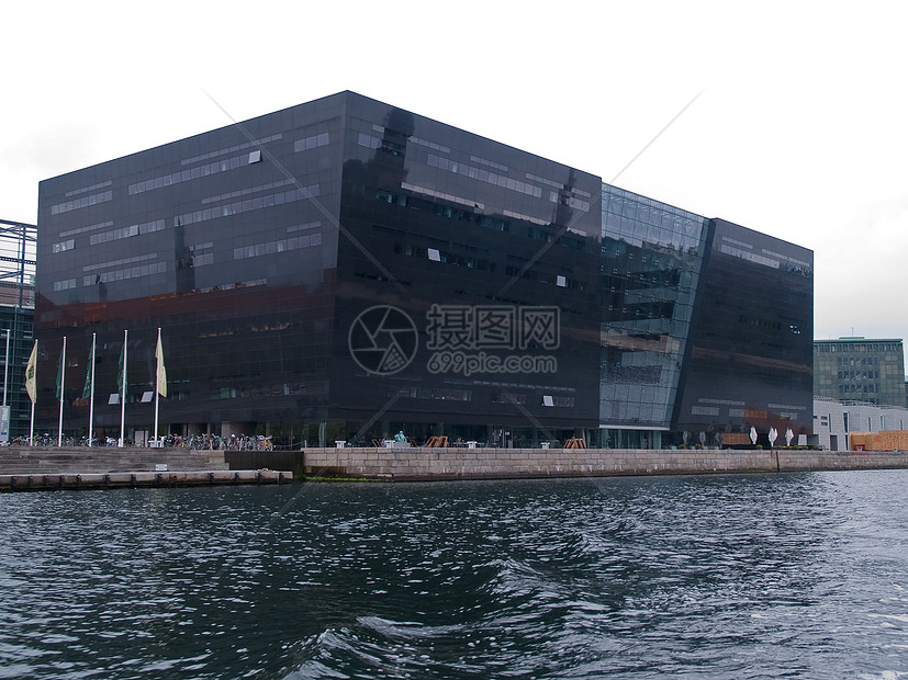 丹麦哥本哈根皇家图书馆学习地标建筑学大理石港口钻石文化城市窗户图书馆图片