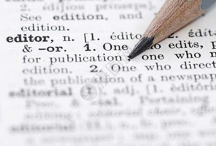 英文词典 编辑定义语言作者写作草稿字母铅笔字典学习打印黑色图片