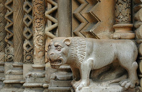 动物雕塑布达佩斯的石狮背景