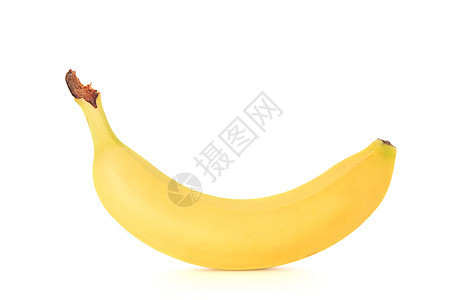 香蕉白色健康食物维生素营养水果饮食背景图片